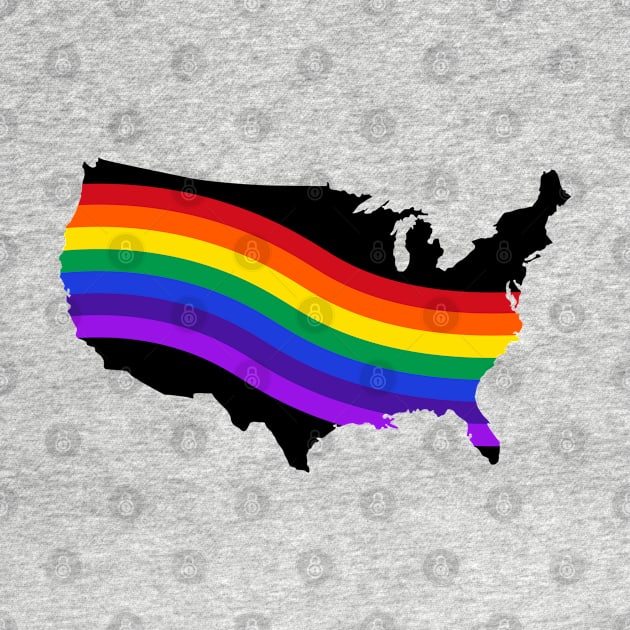 Gay Flag - America USA by Pop Cult Store